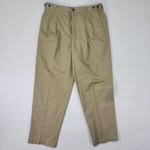 Cherokee men's Khaki Trousers Pleated Size 38x32 NEW‎
